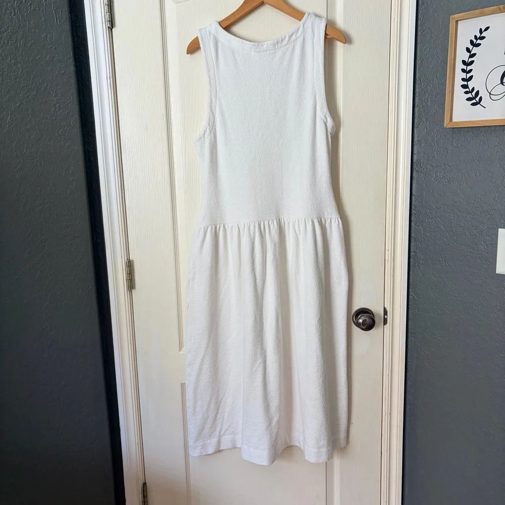 Free People Beach Terry Cloth Sleeveless Maxi Dress, Bathing Suit Cover, Large - Picture 4 of 11
